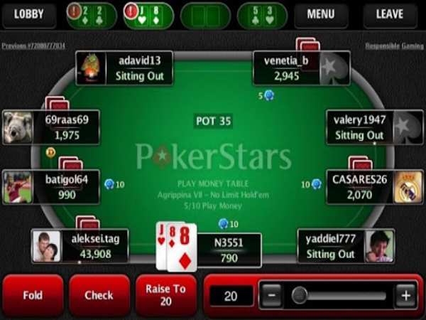 Chơi game PokerStars app cực đã và vô cùng cuốn hút