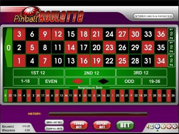 Lối chơi kết hợp pinball và roulette trong Pinball Roulette