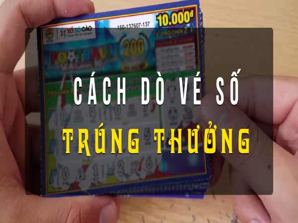 Cách dò vé số trúng như thế nào đơn giản, chính xác