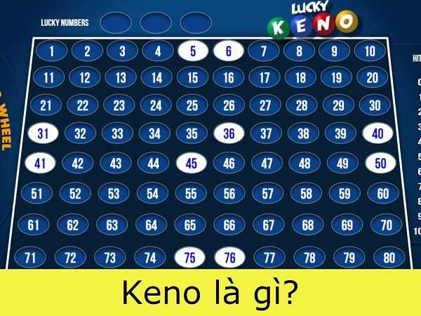 Keno là gì? thông tin chơi xổ số keno chi tiết?