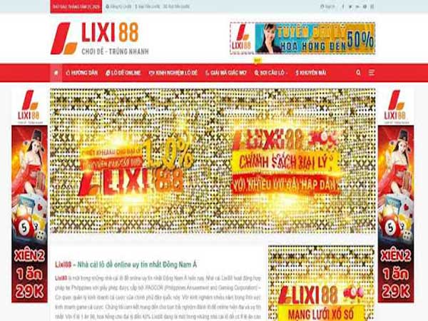 Cổng game Lixi88 mang đến nhiều dịch vụ hot hit